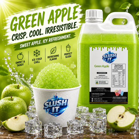 Green Apple Sno Cone Bottle