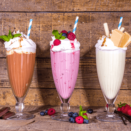 Banana Milkshake Syrup & Dessert Topping for Thickshakes, Sundaes & Drinks