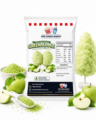 Apple Rush Green Premium Fairy Floss Sugar