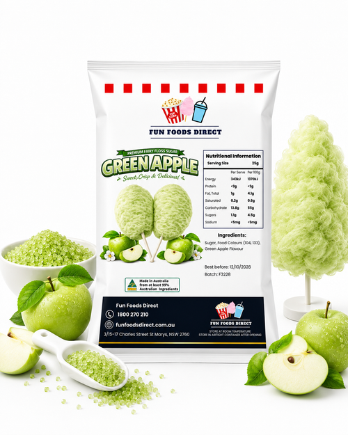 Apple Rush Green Premium Fairy Floss Sugar
