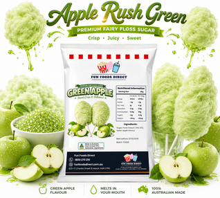 Apple Rush Green Premium Fairy Floss Sugar