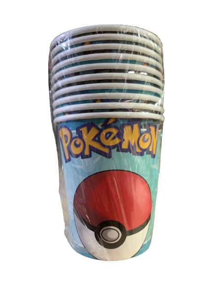 Pokemon paper cups