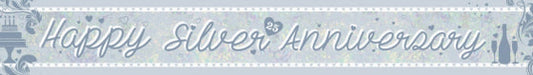 BANNER HOLOGRAPHIC SILVER ANNIVERSARY