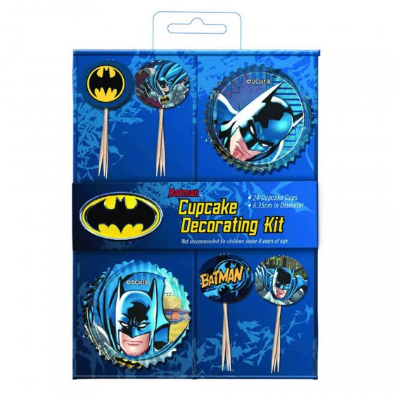 BATMAN CUPCAKE DECO