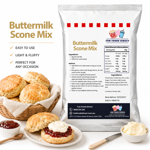 Buttermilk Scone Mix | Create Light, Fluffy Café-Style Scones Every Time