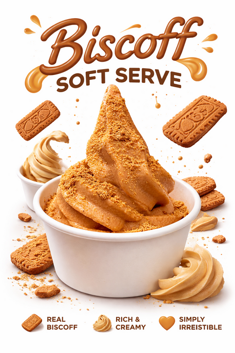 Biscoff Soft Serve Mix - Premium Biscoff Flavour!