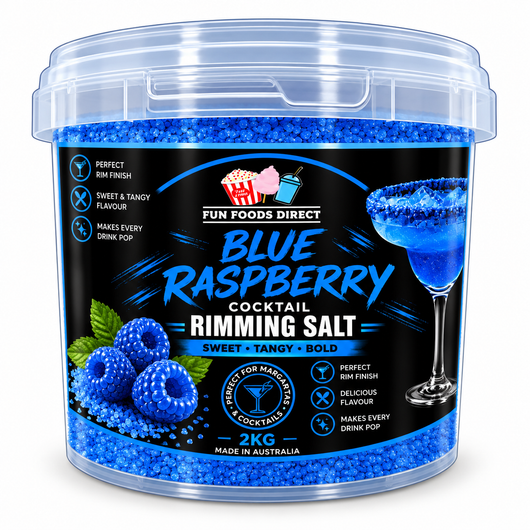 Blue Raspberry Cocktail Rimming Salt 100g | Sweet & Tangy Blue Cocktail Garnish