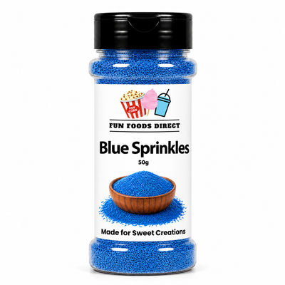 Blue Topping Jimmies Sprinkles 1KG