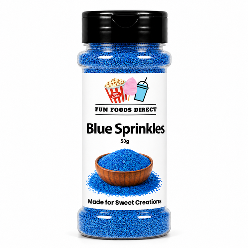 Blue Topping Jimmies Sprinkles 1KG