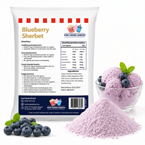 Sherbet Powder Blueberry 1KG