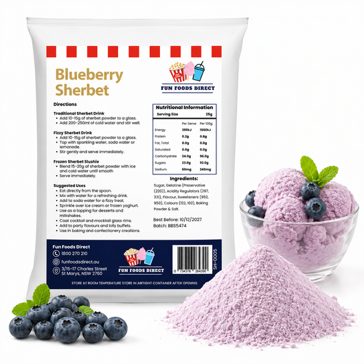 Sherbet Powder Blueberry 1KG