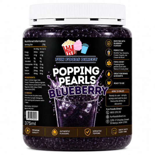 Popping Pearls Blueberry  – 375ML