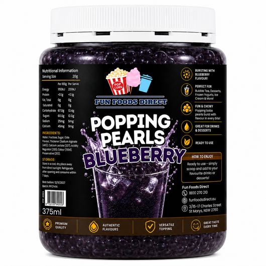 Popping Pearls Blueberry  – 375ML