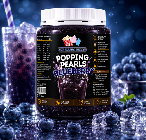 Popping Pearls Blueberry  – 375ML