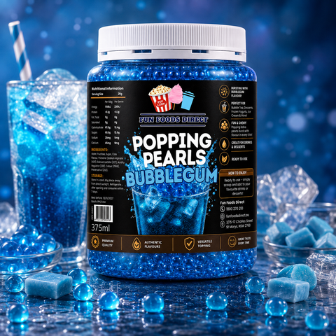 Popping Pearls Bubblegum  – 375ML