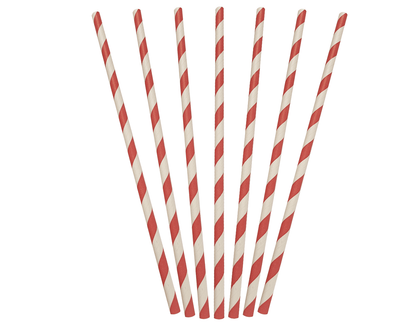 Paper Straws 205 x 6mm Pack of 250