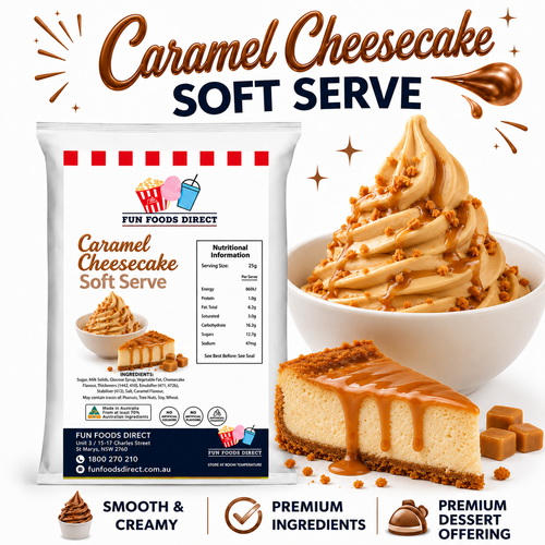 Caramel Cheesecake Soft Serve Mix 1KG