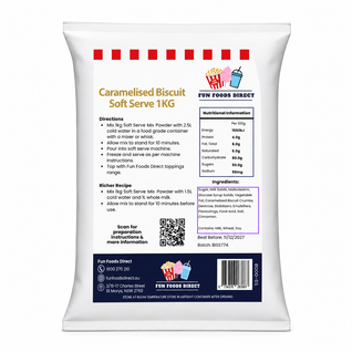 Caramelised Biscuit Soft Serve Mix - Premium Flavour!