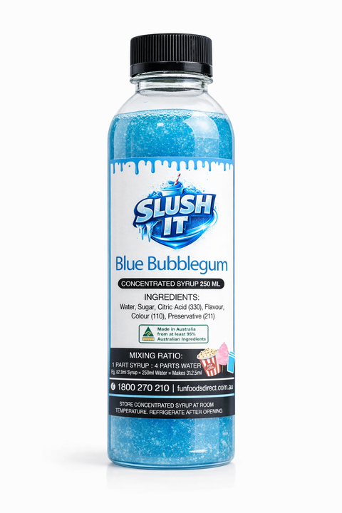 Blue Bubblegum Sno Cone Bottle