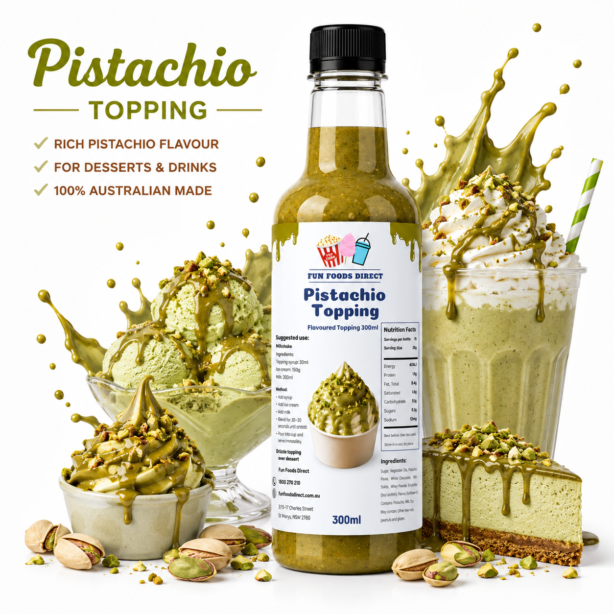 High Quality Coffee Milkshake Toppings | Elevate Your Desserts – Fun ...