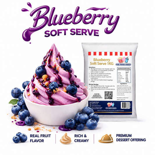 Blueberry Soft Serve Mix