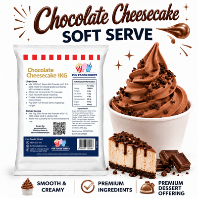 Chocolate Cheesecake Soft Serve Mix 1KG
