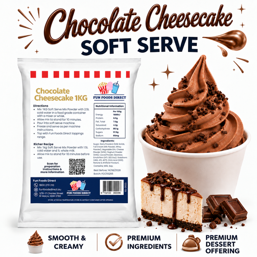 Chocolate Cheesecake Soft Serve Mix 1KG