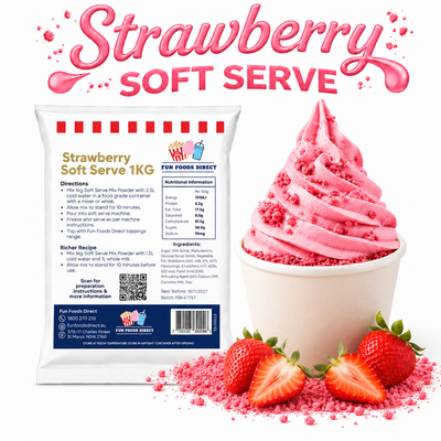 Classic Strawberry Soft Serve Mix