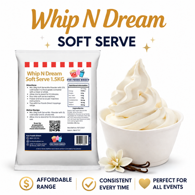 Cola Float Soft Serve & Slushy Bundle | Vanilla Soft Serve Mix + 2L Cola Slushy Syrup