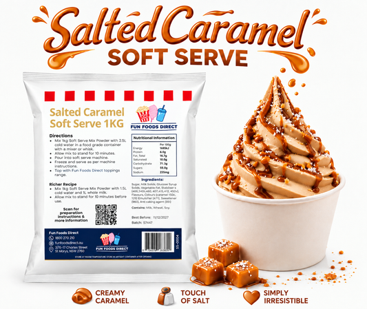 Salted Caramel Soft Serve