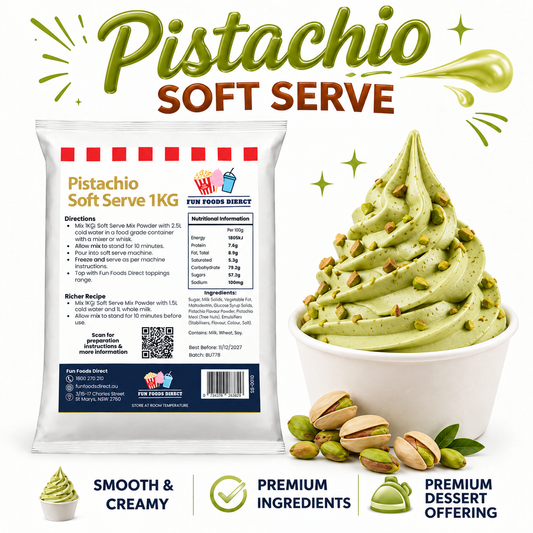 Pistachio Soft Serve Mix 1KG