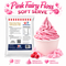 Pink Fairy Floss Soft Serve Mix – Premium Cotton Candy Flavour