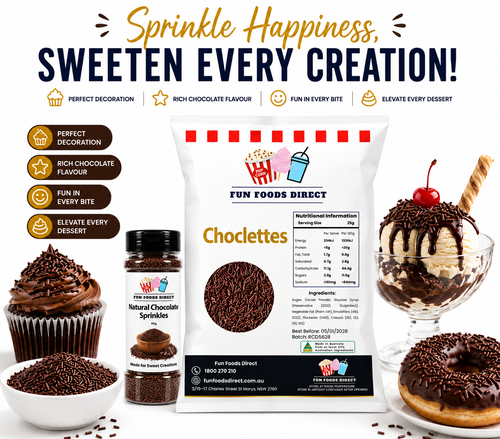 Chocolate Topping Jimmies Sprinkles
