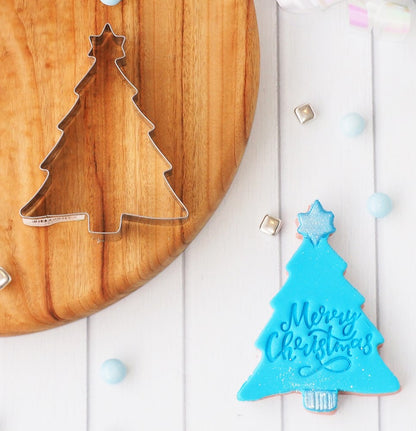 Christmas Tree with Star Premium Tin Cookie Cutter