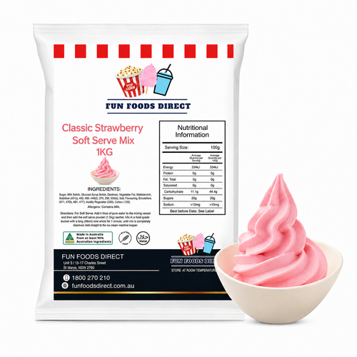 Classic Strawberry Soft Serve Mix