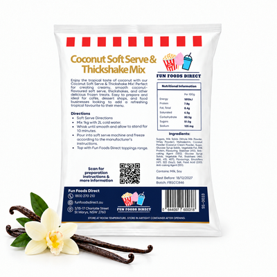 Coconut Soft Serve & Thickshake Mix
