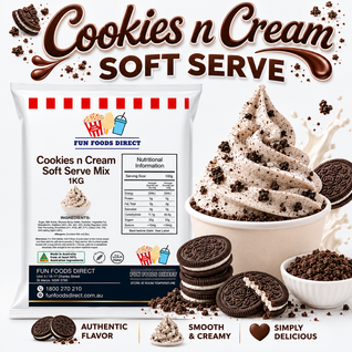 Cookies N Cream Soft Serve Mix 1kg