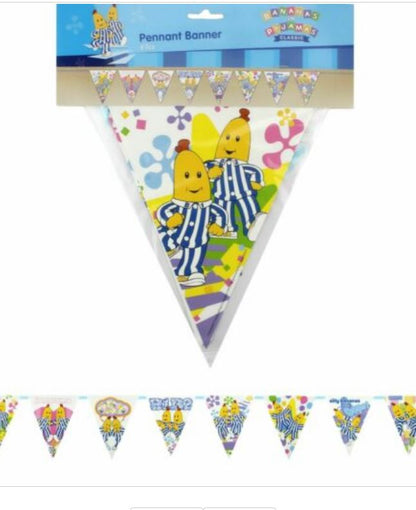 Bananas in Pyjamas Flag Pennant Banner