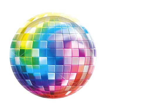 Disco Fever Dessert Plates 8 Pack Paper Birthday Party Supplies