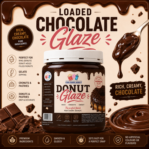 Chocolate Donut Glaze | Rich, Smooth & Ready to Use | Professional Donut Glaze