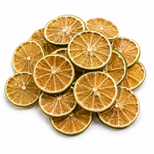 Dried Lime Slices | Premium Citrus Garnish for Cocktails, Desserts & Drinks