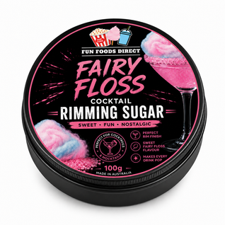 Fairy Floss Cocktail Rimming Sugar 100g | Sweet Cotton Candy Cocktail Garnish