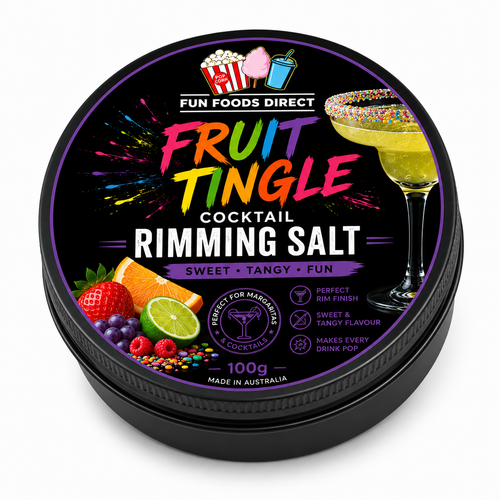 Fruit Tingle Cocktail Rimming Salt 100g | Sweet, Fizzy & Fruity Cocktail Garnish