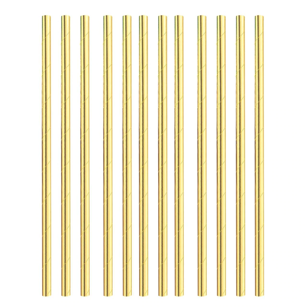 Gold Premium Paper Straws