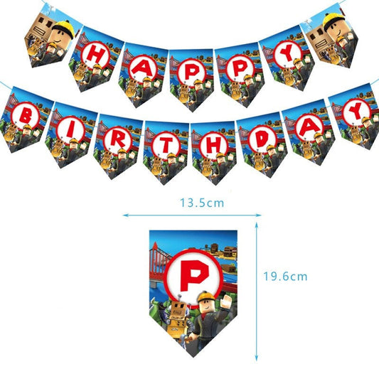 Roblox Happy Birthday Banner Decoration