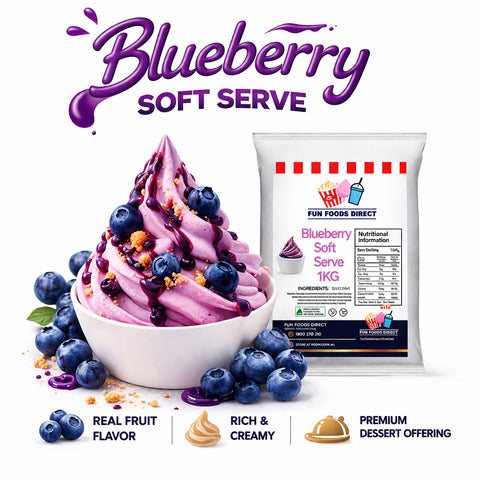 Blueberry Soft Serve Mix