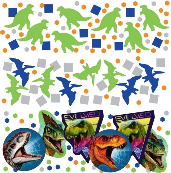 JURASSIC WORLD VALUE CONFETTI 34G