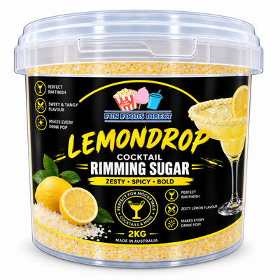 Lemon Drop Cocktail Rimming Sugar | Bright, Zesty & Perfect for Cocktails