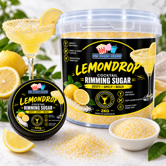 Lemon Drop Cocktail Rimming Sugar | Bright, Zesty & Perfect for Cocktails