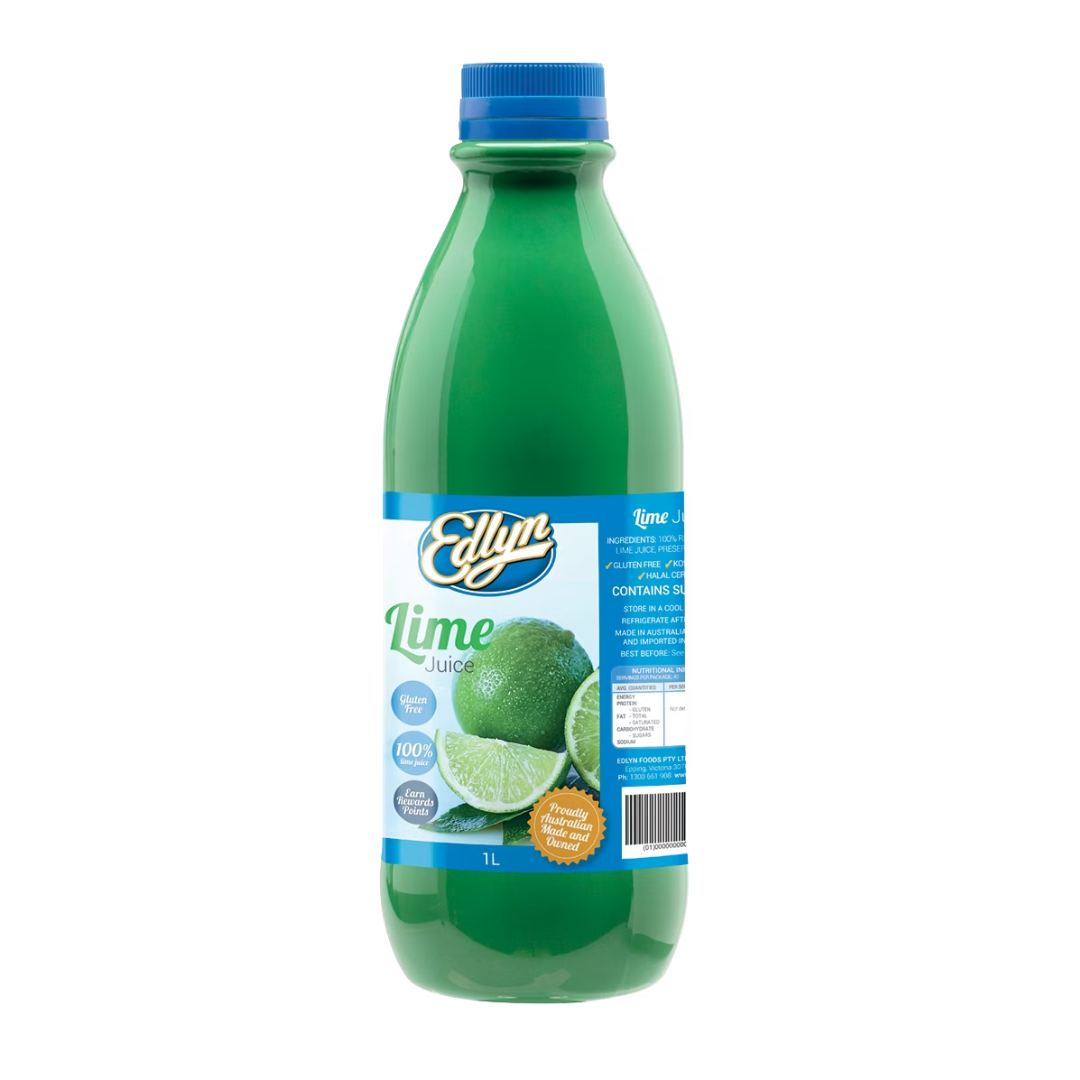 Edlyn Lime Juice 1L